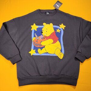 Cakeworthy Disney Winnie The Pooh Halloween Candy Crew Neck Sweatshirt L